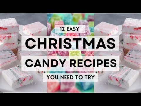 12 Easy CHRISTMAS CANDY RECIPES You Need To Try #candy #christmas #recipes #sharpaspirant