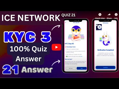 Quiz Problems solve 100% Quiz Answer || ICE NETWORK Quiz 21