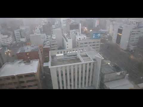 2020.11.4吹雪の札幌