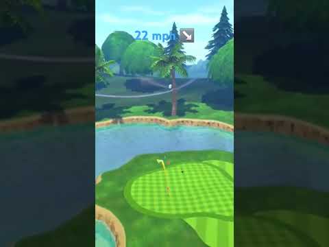 Chip in eagle | hole 7. #esports #nintendoswitchsports #switchsports #golf