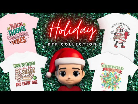 Help me make a Christmas shirt with DTF Transfers (Direct To Film Transfers)