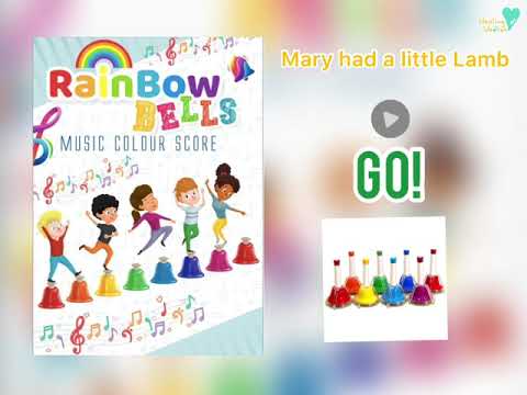 Mary had a little lamb | Rainbow Bell Music Score Demo & Play along