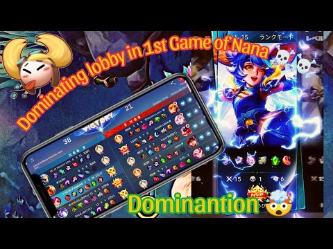 Dominating in First Match of Nana ☠️ #mobilelegends #viralvideo #trending @MobileLegends5v5MOBA