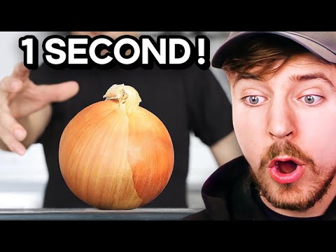 Fastest Onion Ever Eaten!