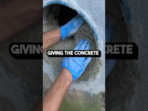 How to Repair a Large Hole in Concrete or Cinderblock Foundation - DIY