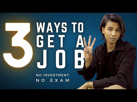 3 Ways to get for FRESHERS | No Exam | No Investment