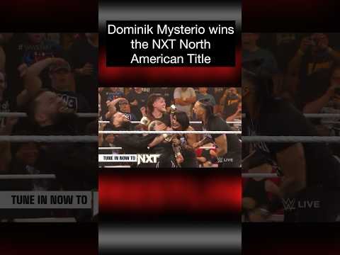 Dominik Mysterio is the New #NXT North American Champion | #WWE #Shorts