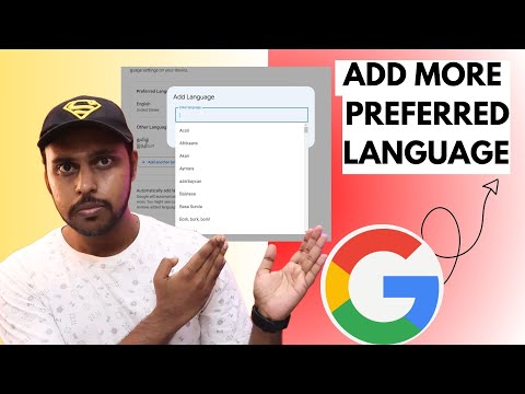 How to add preferred language for google account |add language for google account