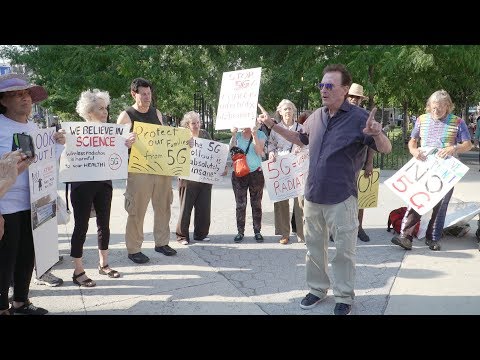 Protest Against the Untested Roll-Out of 5G Technology in New York City