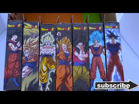 Goku Transformations in Dragon Stars Series Figures