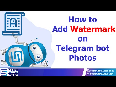 How to add watermark on Telegram bot photos?