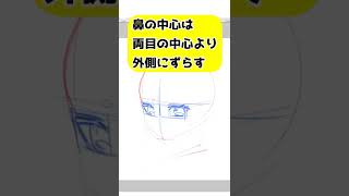 300万再生突破：あなたは大丈夫？斜め顔の間違った描き方 How to draw a face from an angle #Shorts #みにまるコミック