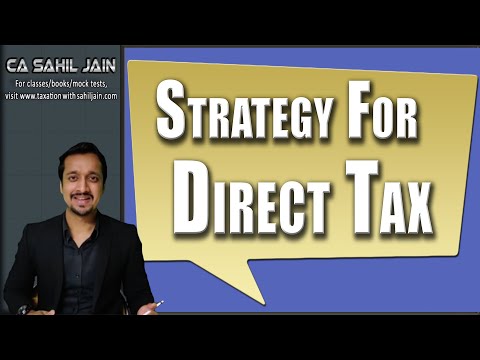 Strategy For CA Final Direct Tax