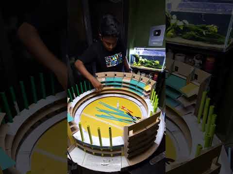 Part 7 Making Wankhede Stadium 3D Model ##ganpatidecoration # #t20worldcup