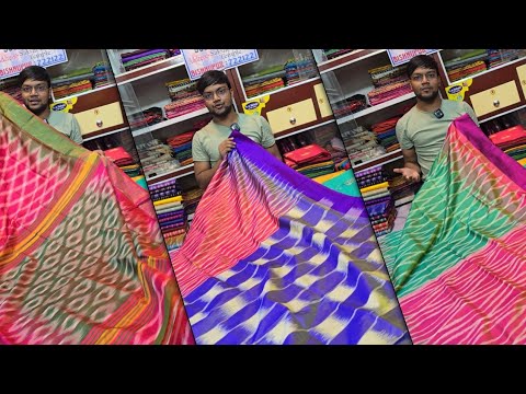 IKKAT SAREES | BISHNUPURI SILK SAREE WHOLESALERS | BISHNUPUR SAREE WHOLESALE MARKET #follower #viral