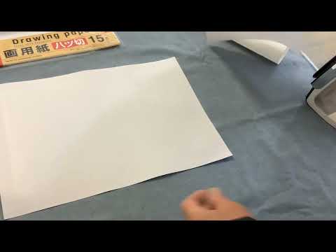 How to Dry-mounting the silk paper before(or after) watercolor painting