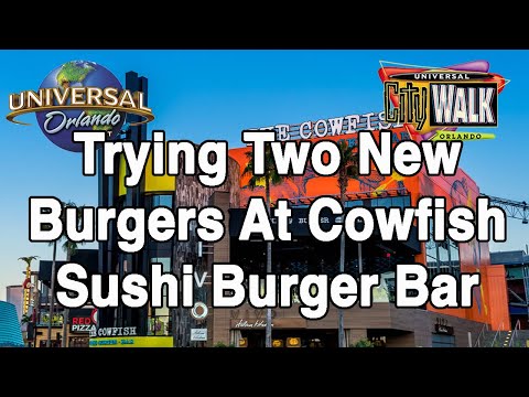 Trying New Burgers At Cowfish Sushi Burger Bar