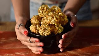 Farsan ke Ladoo (Laddu) Recipe | How to Make Gujarati Farsan Laddu | Easy Tea Time Snack Recipe