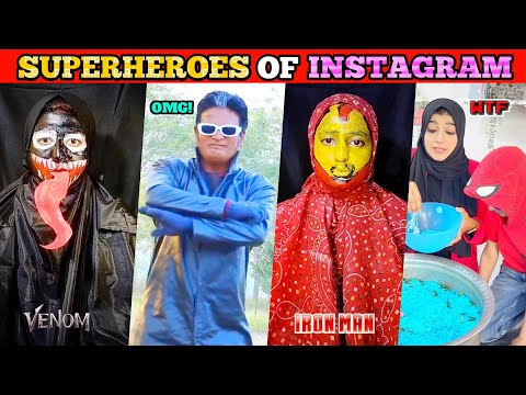 Funniest Super Heroes Of Instagram Reels | India Ke Saste Superhero 😅