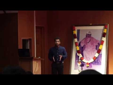 Kaushik H A's motivational speech at JSSATE,Bangalore | If no efforts, every idea is small | VROOK