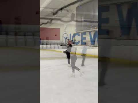 Lutz Jump Entry! #figureskating #icerink