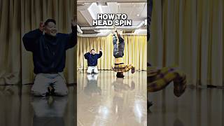 【HEAD SPIN Tutorial】ヘッドスピン講座#shorts#ブレイクダンス#ヘッドスピン#breakdance