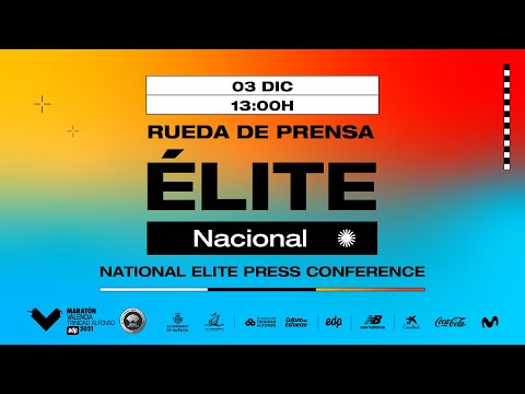 Rueda de prensa elite nacional Maratón Valencia 2021