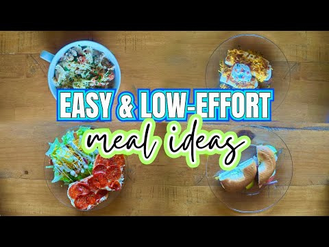 4 Super Easy & Low-Effort Meal Ideas | Dinners Made Fast and Easy | What's for Dinner | MEL COOP