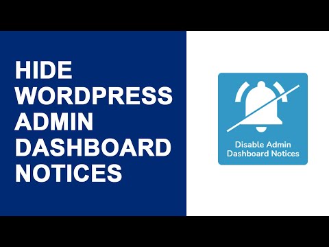 How to Hide Admin Notices from the WordPress Admin Dashboard