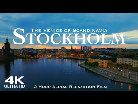 [4K] STOCKHOLM 2024 🇸🇪 Drone Sweden Sverige | 2 Hour Aerial Relaxation Film