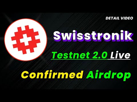 🪂Earn $SWTR | Swisstronik Testnet 2.0 New Confirmed Airdrop for all users | No Investment Airdrops