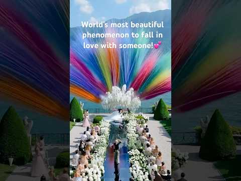 World’s most beautiful phenomenon to fall in love with someone!💕#love #wedding #trending