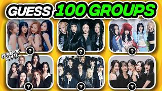 ⭐️ ULTIMATE GUESS 100 KPOP GROUPS | KPOP QUIZ - FUN KPOP GAMES 2025