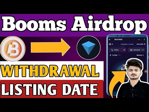 Booms Listing date || Booms airdrop roadmap || Booms new update 🤑| Booms airdrop price prediction??