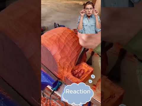 Chinese Wooden Art Reaction|| Homemade appliances|| #Short