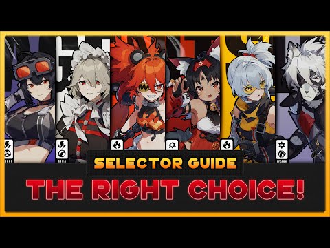 WHO TO CHOOSE? Standard Unit Selector Guide | Zenless Zone Zero ZZZ Guide