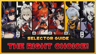 WHO TO CHOOSE? Standard Unit Selector Guide | Zenless Zone Zero ZZZ Guide