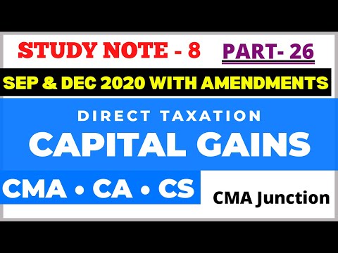 Capital Gains | Section 111A | Section 112 | Section 112A | Direct Taxation | CMA | CA | CS |