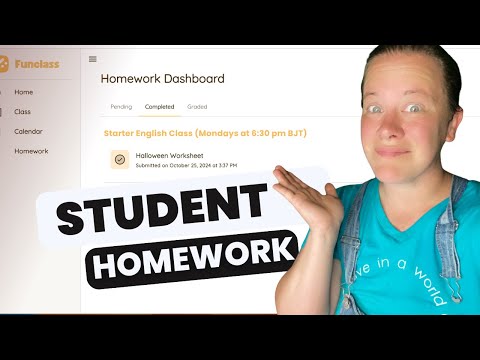 How to assign homework on FunClass