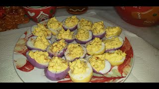 Cooking Deviled Eggs! | Easy & Delicious! #deviledeggs #howtomakedeviledeggs #deviledeggrecipe #eggs