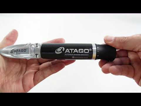 アタゴ (ATAGO) 自動温度補正・防水機能付手持屈折計 MASTER-20α (NO2381)