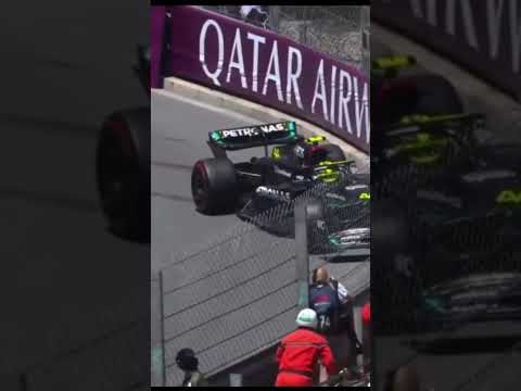 Lewis Hamilton Crash Monaco FP3 #shorts