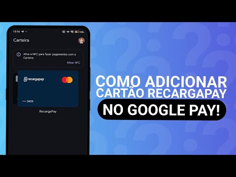 COMO CADASTRAR CARTÃO RECARGAPAY NO GOOGLE PAY