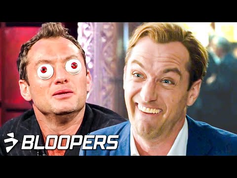 JUDE LAW | Hilarious and Epic Bloopers, Gags and Outtakes Compilation