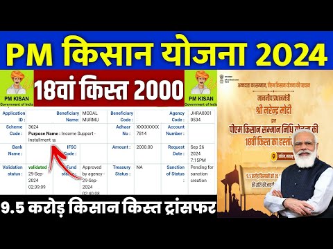 👳 pm kisan 18th installment date 2024 | pm kisan 18 kist kab aayegi | pm kisan new update #pmkisan