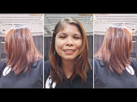 Easy Medium Length Layered Haircut Tutorial Women With Simple Hair Cutting Techniques