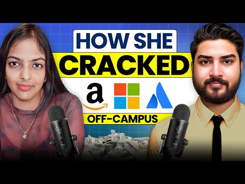 How She Cracked Atlassian,Amazon,Microsoft | Off-Campus Journey 🔥