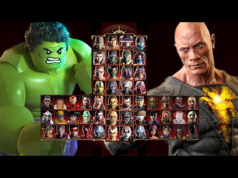 Mortal Kombat 9 - HULK & BLACK ADAM - Expert Tag Ladder - Gameplay @(1080p) - 60ᶠᵖˢ ✔