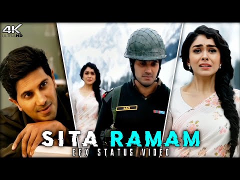 🥀Sita Ramam Efx Status Video || sita ramam best emotional status||#status #youtube #new