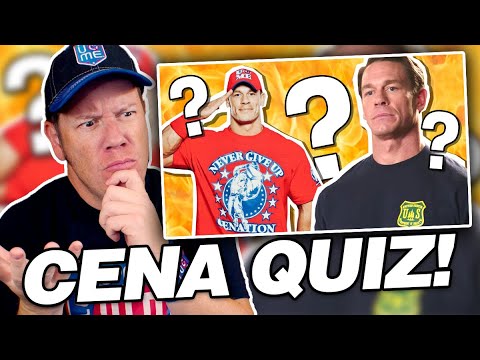 John Cena Takes John Cena Quiz